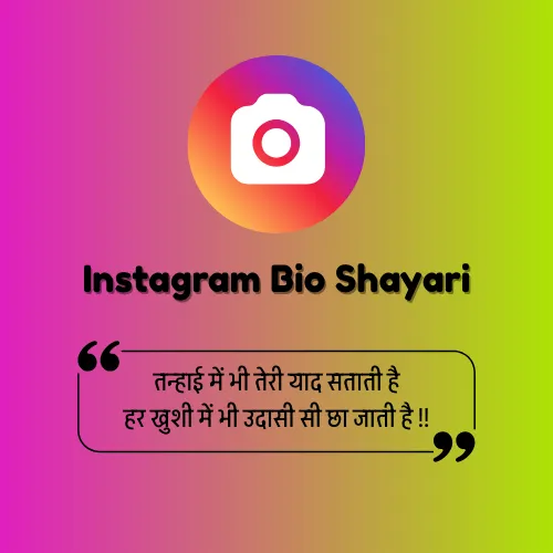 Instagram Bio Shayari Sad