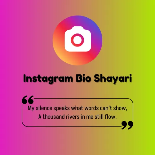 Instagram Bio Shayari in English