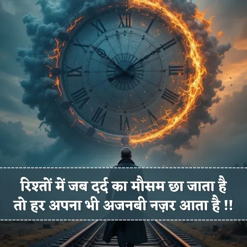 Dard Rishte Waqt Shayari