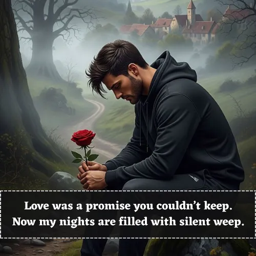 Short Love Shayari in English Sad